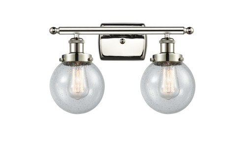 Ballston Urban LED Bath Vanity in Polished Nickel (405|916-2W-PN-G204-6-LED)