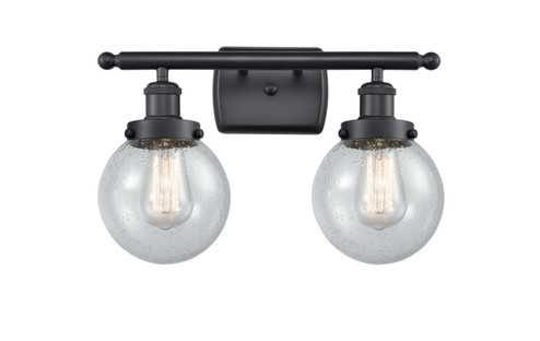 Ballston Urban Two Light Bath Vanity in Matte Black (405|916-2W-BK-G204-6)