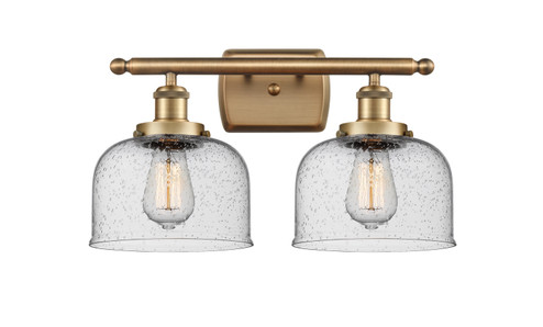 Ballston Urban Two Light Bath Vanity in Brushed Brass (405|916-2W-BB-G74)
