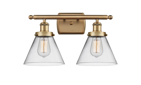 Ballston Urban LED Bath Vanity in Brushed Brass (405|916-2W-BB-G42-LED)