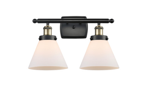 Ballston Urban LED Bath Vanity in Black Antique Brass (405|916-2W-BAB-G41-LED)