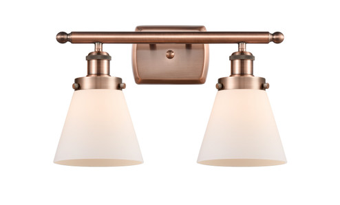 Ballston Urban LED Bath Vanity in Antique Copper (405|916-2W-AC-G61-LED)