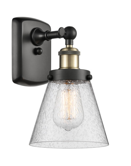 Ballston Urban One Light Wall Sconce in Black Antique Brass (405|916-1W-BAB-G64)