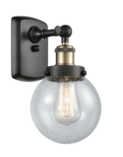 Ballston Urban One Light Wall Sconce in Black Antique Brass (405|916-1W-BAB-G204-6)