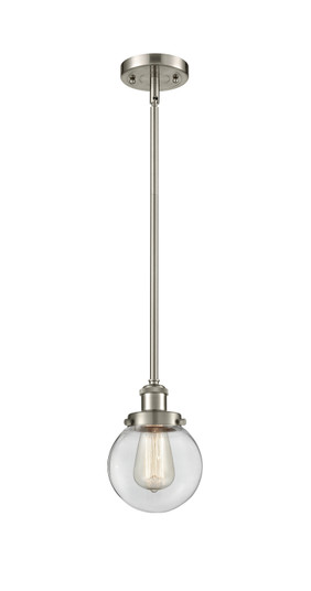 Ballston Urban LED Mini Pendant in Brushed Satin Nickel (405|916-1S-SN-G202-6-LED)