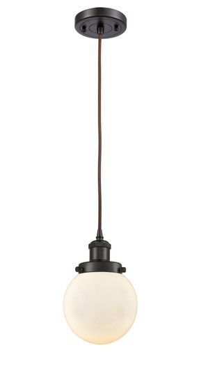 Ballston Urban LED Mini Pendant in Oil Rubbed Bronze (405|916-1P-OB-G201-6-LED)
