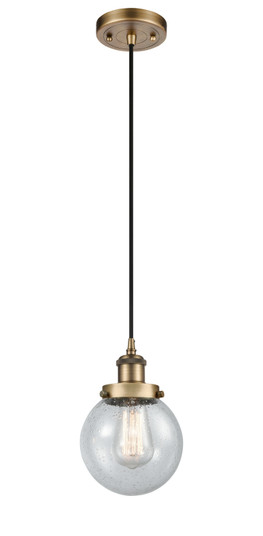 Ballston Urban One Light Mini Pendant in Brushed Brass (405|916-1P-BB-G204-6) Ballston Urban One Light Mini Pendant in Brushed Brass (405|916-1P-BB-G204-6)