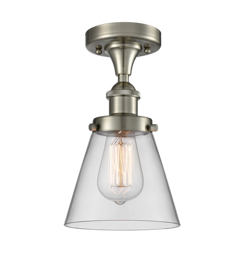 Ballston Urban One Light Semi-Flush Mount in Brushed Satin Nickel (405|916-1C-SN-G62)