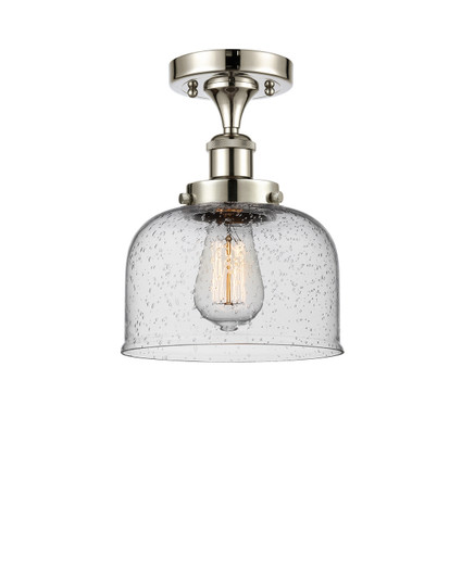 Ballston Urban One Light Semi-Flush Mount in Polished Nickel (405|916-1C-PN-G74)