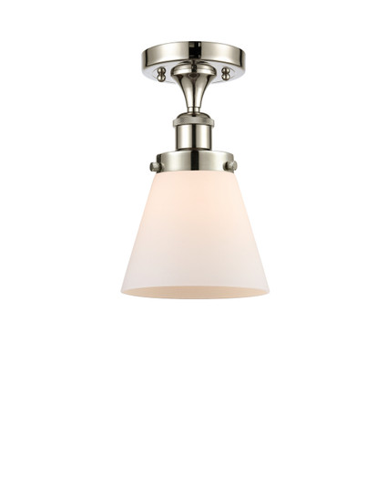 Ballston Urban One Light Semi-Flush Mount in Polished Nickel (405|916-1C-PN-G61)