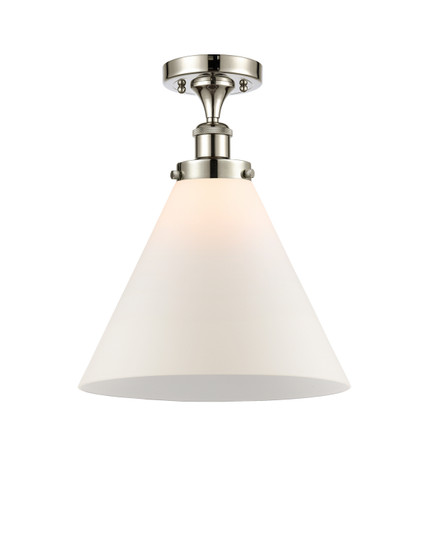 Ballston Urban One Light Semi-Flush Mount in Polished Nickel (405|916-1C-PN-G41-L)
