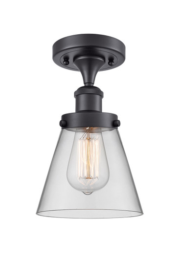 Ballston Urban LED Semi-Flush Mount in Matte Black (405|916-1C-BK-G62-LED)