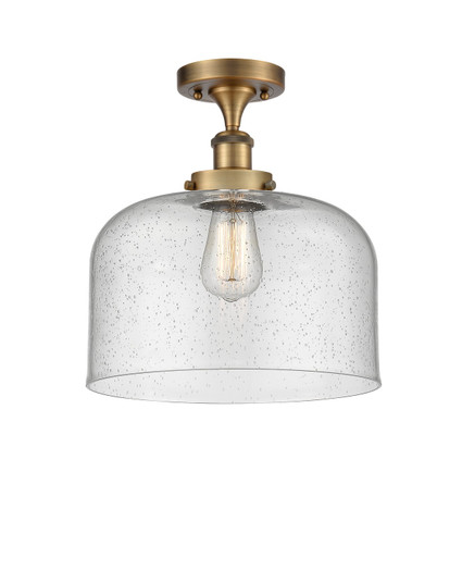 Ballston Urban One Light Semi-Flush Mount in Brushed Brass (405|916-1C-BB-G74-L)