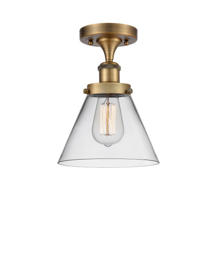Ballston Urban LED Semi-Flush Mount in Brushed Brass (405|916-1C-BB-G42-LED)