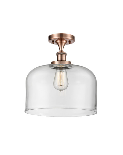 Ballston Urban One Light Semi-Flush Mount in Antique Copper (405|916-1C-AC-G72-L)