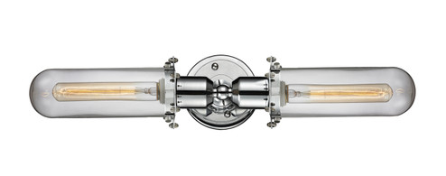 Austere Two Light Bath Vanity in Polished Chrome (405|900-2W-PC-CE228-PC-CL)