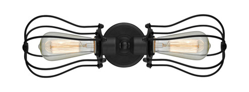 Austere LED Bath Vanity in Matte Black (405|900-2W-BK-CE513-BK-LED)