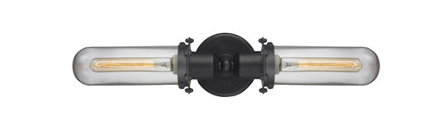 Austere LED Bath Vanity in Matte Black (405|900-2W-BK-CE228-BK-CL)