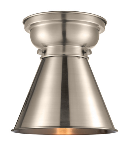 Franklin Restoration One Light Flush Mount in Brushed Satin Nickel (405|623-1F-SN-M13-SN)