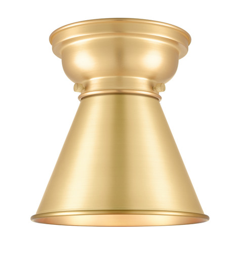 Franklin Restoration One Light Flush Mount in Satin Gold (405|623-1F-SG-M13-SG)