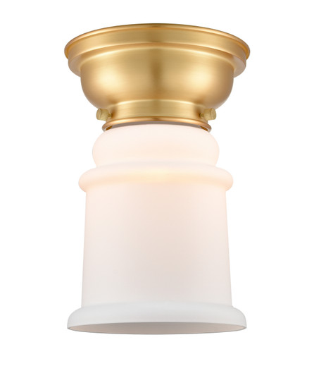Franklin Restoration One Light Flush Mount in Satin Gold (405|623-1F-SG-G181)