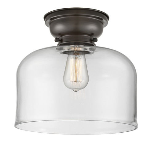 Franklin Restoration One Light Flush Mount in Oil Rubbed Bronze (405|623-1F-OB-G72-L)