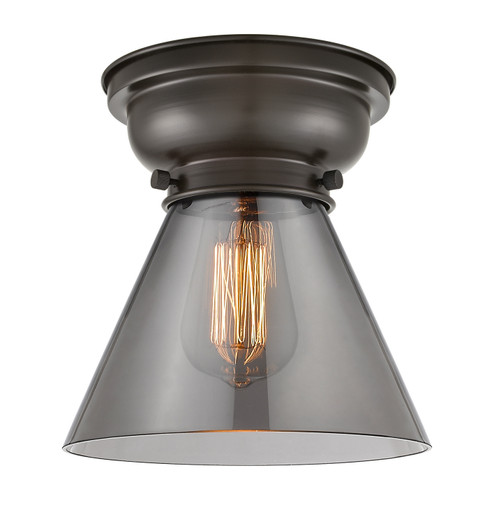 Franklin Restoration One Light Flush Mount in Oil Rubbed Bronze (405|623-1F-OB-G43)