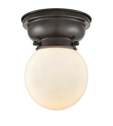 Franklin Restoration One Light Flush Mount in Oil Rubbed Bronze (405|623-1F-OB-G201-6)