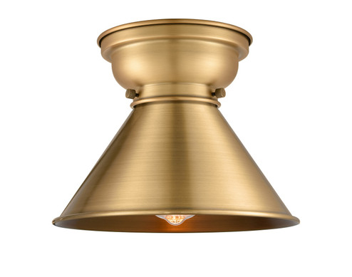 Franklin Restoration One Light Flush Mount in Brushed Brass (405|623-1F-BB-M10-BB)
