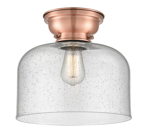 Franklin Restoration One Light Flush Mount in Antique Copper (405|623-1F-AC-G74-L)