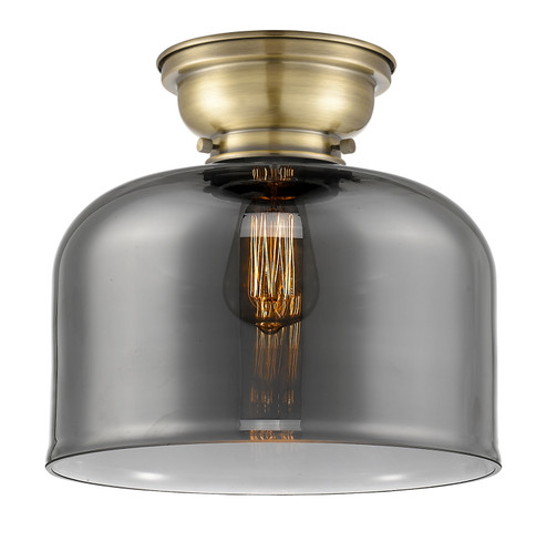 Franklin Restoration One Light Flush Mount in Antique Brass (405|623-1F-AB-G73-L)
