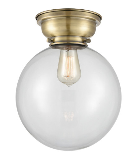 Franklin Restoration LED Flush Mount in Antique Brass (405|623-1F-AB-G202-10-LED)