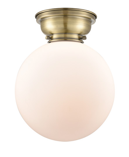 Franklin Restoration LED Flush Mount in Antique Brass (405|623-1F-AB-G201-10-LED)