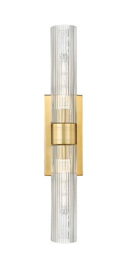 Downtown Urban Two Light Bath Vanity in Satin Gold (405|617-2W-SG-G617-11SCL)