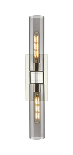 Downtown Urban Two Light Bath Vanity in Polished Nickel (405|617-2W-PN-G617-11SM)