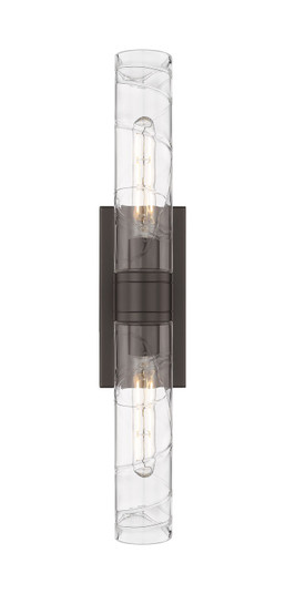 Downtown Urban Two Light Bath Vanity in Oil Rubbed Bronze (405|617-2W-OB-G617-11DE)