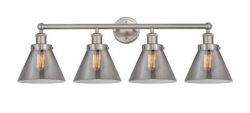Edison Four Light Bath Vanity in Brushed Satin Nickel (405|616-4W-SN-G43)