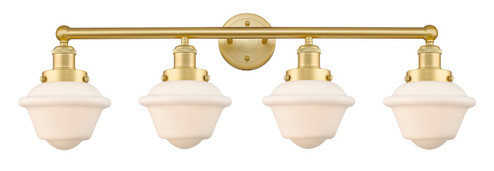 Edison Four Light Bath Vanity in Satin Gold (405|616-4W-SG-G531)