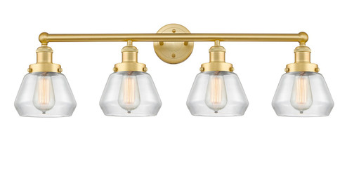 Edison Four Light Bath Vanity in Satin Gold (405|616-4W-SG-G172)