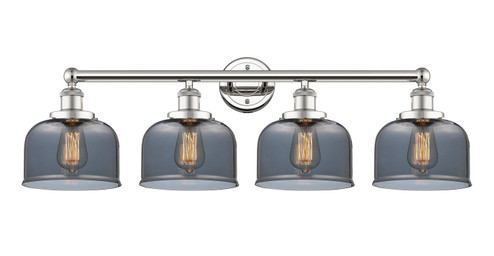 Edison Four Light Bath Vanity in Polished Nickel (405|616-4W-PN-G73)