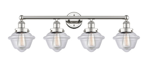Edison Four Light Bath Vanity in Polished Nickel (405|616-4W-PN-G532)
