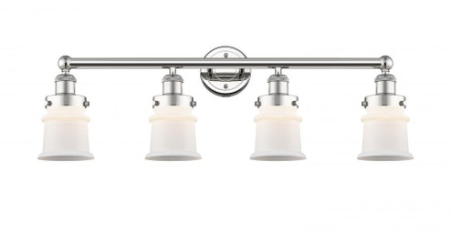 Edison Four Light Bath Vanity in Polished Nickel (405|616-4W-PN-G181S)