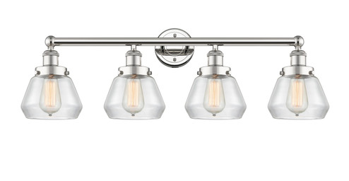 Edison Four Light Bath Vanity in Polished Nickel (405|616-4W-PN-G172)