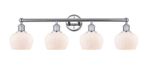Edison Four Light Bath Vanity in Polished Chrome (405|616-4W-PC-G91)