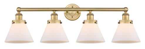 Edison Four Light Bath Vanity in Brushed Brass (405|616-4W-BB-G41)