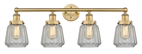 Edison Four Light Bath Vanity in Brushed Brass (405|616-4W-BB-G142)