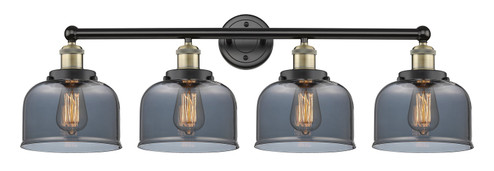 Edison Four Light Bath Vanity in Black Antique Brass (405|616-4W-BAB-G73)