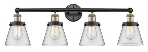 Edison Four Light Bath Vanity in Black Antique Brass (405|616-4W-BAB-G62)