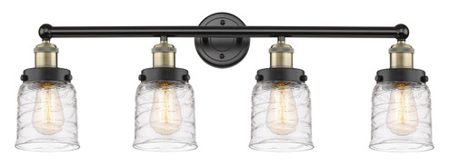 Edison Four Light Bath Vanity in Black Antique Brass (405|616-4W-BAB-G513)
