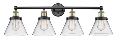 Edison Four Light Bath Vanity in Black Antique Brass (405|616-4W-BAB-G42)